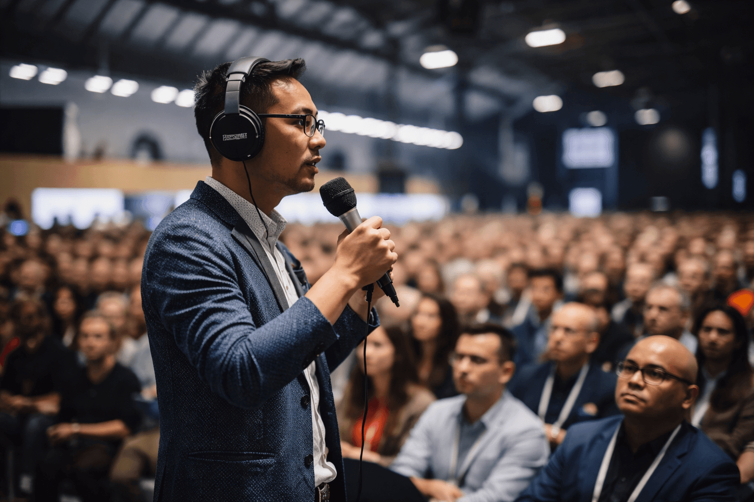 Silent conference in action